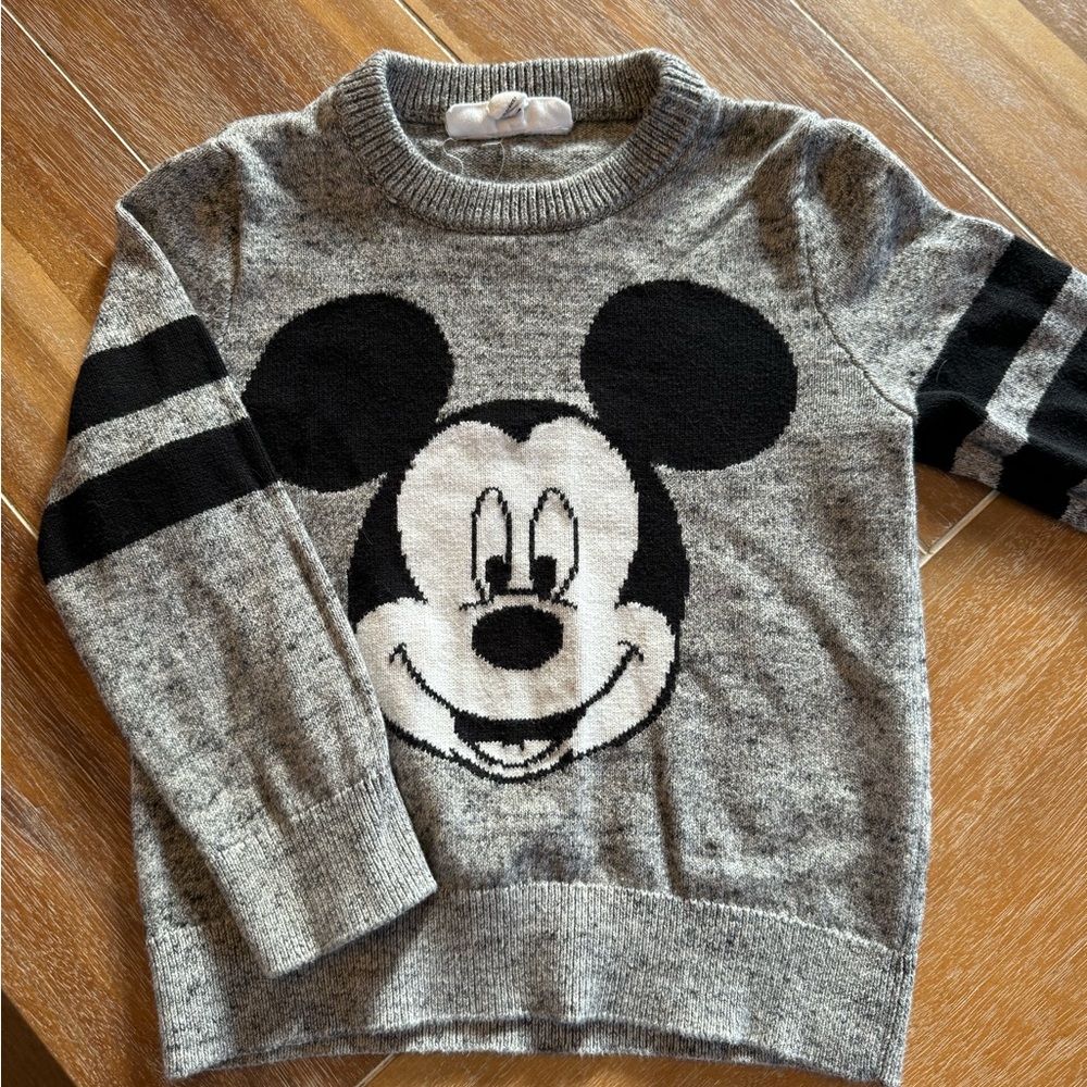 GAP / Disney Grey varsity style sweater
